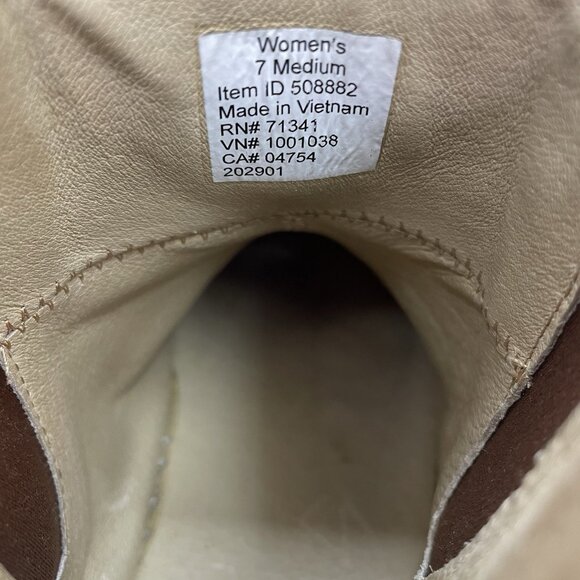 L.L. Bean Stonington Chelsea Ankle Boots Booties Leather Brown Womens 7 - Picture 13 of 13